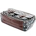 Anladia Oilcloth polka Dot Satchel A4 Folder Size Cross Body Messenger Handbag