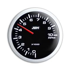 Zusatzinstrument, Noir, Drehzahlmesser, 0~10.000RPM, schwarz, mit wei�er LED Skala, dimmbar, �52mm