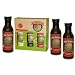 Gourmet Food : Big Acres Hot & Spicy Barbeque Sauce Gift Pack, Set of 3
