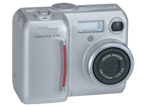 Nikon Coolpix 775 - Digital camera - 2.0 Mpix - optical zoom: 3 x - supported memory: CF - silver