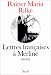 Book Lettres francaises a Merline, 1919-1922