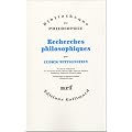 Recherches philosophiques