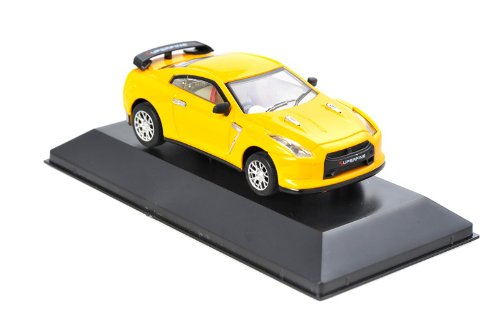 Azerus automodello vettura da corsa / Coupé RS, giallo, con porta possibile da aprire, scala 1:43, Art. 2112-Y DE