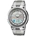 Casio Men's AW82D-7AV Stainless-Steel Quartz Watch with Grey Dial