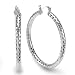 Platinum Look Rhodium Plated Shiny Diamond Cut lar