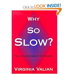 Why So Slow?: Advancement of Women