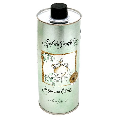 Salutesant Grapeseed Oil, 17-Ounce Can (Pack of 3) by Salutesant