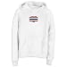 SWEATSHIRT WOMAN WHITE ELEGANT FLAG \