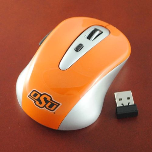Oklahoma State Wireless Portable Mouse