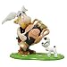 XfürU 06-4189 - Asterix, Metallfigur Asterix & Idefix mit Vase der Zwietracht