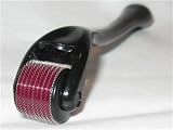 (540 Needles) Derma Micro Needle Roller Black Titanium for Wrinkles, Scar, Acne, Cellulite Treatment 1.5 mm (More effective than regular 192 needle derma rollers) + w/Free Vitamin Essence Mask Gift