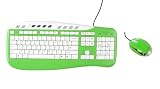 Saitek Keyboard and Mouse Combo in Green