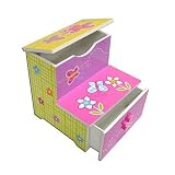Product details for Blooming Garden Double Storage Stepstool By LC Creations
