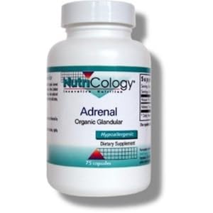 Adrenal, Organic Glandular - 75 - Capsule by Nutricology/ Allergy Research Group