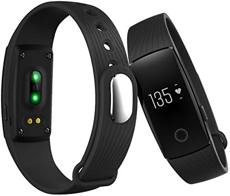 Heart Rate Smart Band;Facleta Bluetooth Smart Bracelet Wearable Fitness Tracker CALL Reminder Remote Camera For IPHONE7/6S,SAMSUNG S7/S6 EDGE,Cellphone-BLACK Color