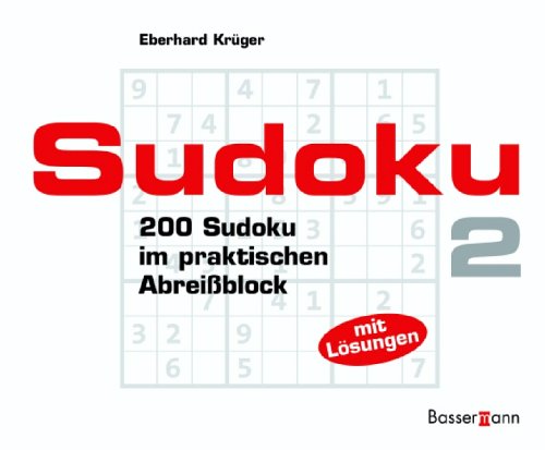 Sudoku Block 2. 200 Sudoku im praktischen Abreißblock