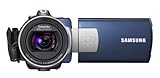 Samsung SMX-K45 Up-scaling HDMI Camcorder with 32 GB SSD Flash Drive with 52x Optical Zoom (Blue)