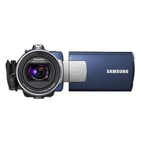 Samsung SMX-K45 Up-scaling HDMI Camcorder with 32 GB SSD Flash Drive with 52x Optical Zoom (Blue)