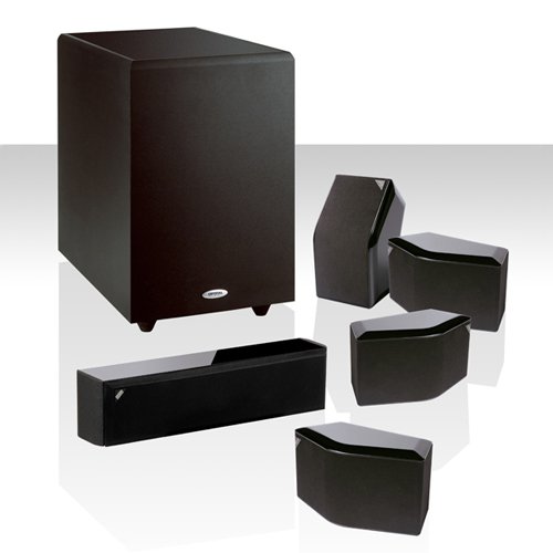Crystal Acoustics BPS-10 High Performance, Minimal 5.1 system. Bipolar front and surround satellites with THX Select Certified Subwoofer table