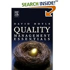 Click here to buy Quality Management Essentials by  David Hoyle.