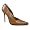 4 1/2 Inch Sexy Stiletto Shoe Classic Pump Shoe WIth Pointed-Toe Camel Leather Size: 10