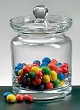 ALADDIN GLASS BISCUIT JAR