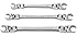 GearWrench 81915 3 Piece Flex Flare Nut Wrench Set Metric