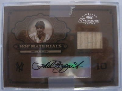 Phil Rizzuto Autographed Baseball Bat - Timeless Treasures Hof 36 50 - Autographed MLB BatsB00CQ8XEHA 