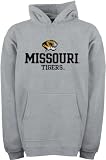Missouri Tigers Youth Grey Tackle Twill Hooded Sweatshirt