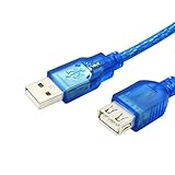 Caxico USB 2.0 延長ケーブル タイプ A 男性女性ブルー 6 フィートを入力するには