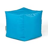Review   / BAR B CUBE Bean Bags Indoor/Outdoor AQUA - Water Resistant