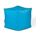Kitchen & Housewares : BAR B CUBE Beanbag Stool AQUA - Outdoor & Indoor use (water resistant)