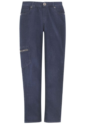 Avenue Plus Size Cargo Pocket Denim Jegging