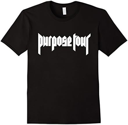 Men's Purpose Tour Tshirt Beiber Tshirt Medium Black