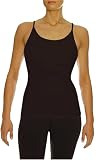  : Beyond Yoga Supplex Straight Back Camisole (Black, X-Small)