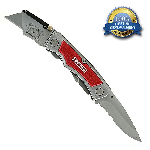 Craftsman Twinblade Lockback Folding Pocket Knife Hardware Tool