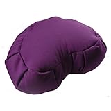 Purple Crescent Meditation Zafu Cushion