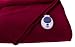 Soft Heat Luxury Micro-Fleece Low-Voltage Electric Heated Throw, Garnet Red