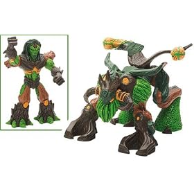 Gormiti The Lords of Nature Return Guardian - Lucas with Troncalion Guardian
