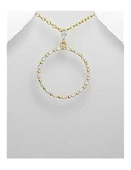 CZ Pendant Necklace In 92.5 Sterling Silver