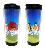 Official Licensed Angry Birds Thermal Travel High Cup & Perfect for trips & Cold/Warm/Hot Drinks - Licensed Angry Birds Merchandise
