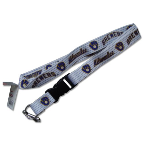 Milwaukee Brewers RETRO Clip Lanyard Keychain Id Ticket