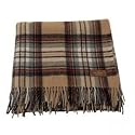 Camel Stuart Rug / Blanket 100% Wool