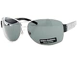 Dolce & Gabbana - DOLCE & GABBANA 2027-B DG 2027B 061/87 SILVER AVIATOR GRAY SHADES SUNGLASSES