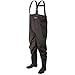 Frogg Toggs Rana II PVC Chest Wader with Cleated Sole, Brown, Size 11