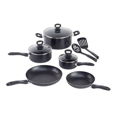 T-fal A801SA74 Comfort Grip 10-Piece Cookware Set product image