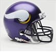 Minnesota Vikings Replica Mini Riddell Helmet