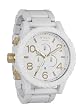 Nixon - 51-30 Chrono - All White / Gold