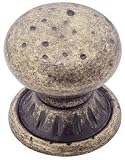Amerock Ambrosia Euro Stone Circle Knob - Weathered Brass