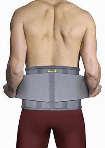 Meditex Lumbo Belt. Adjustable Lumbar Back Brace. Skin Color (Large)